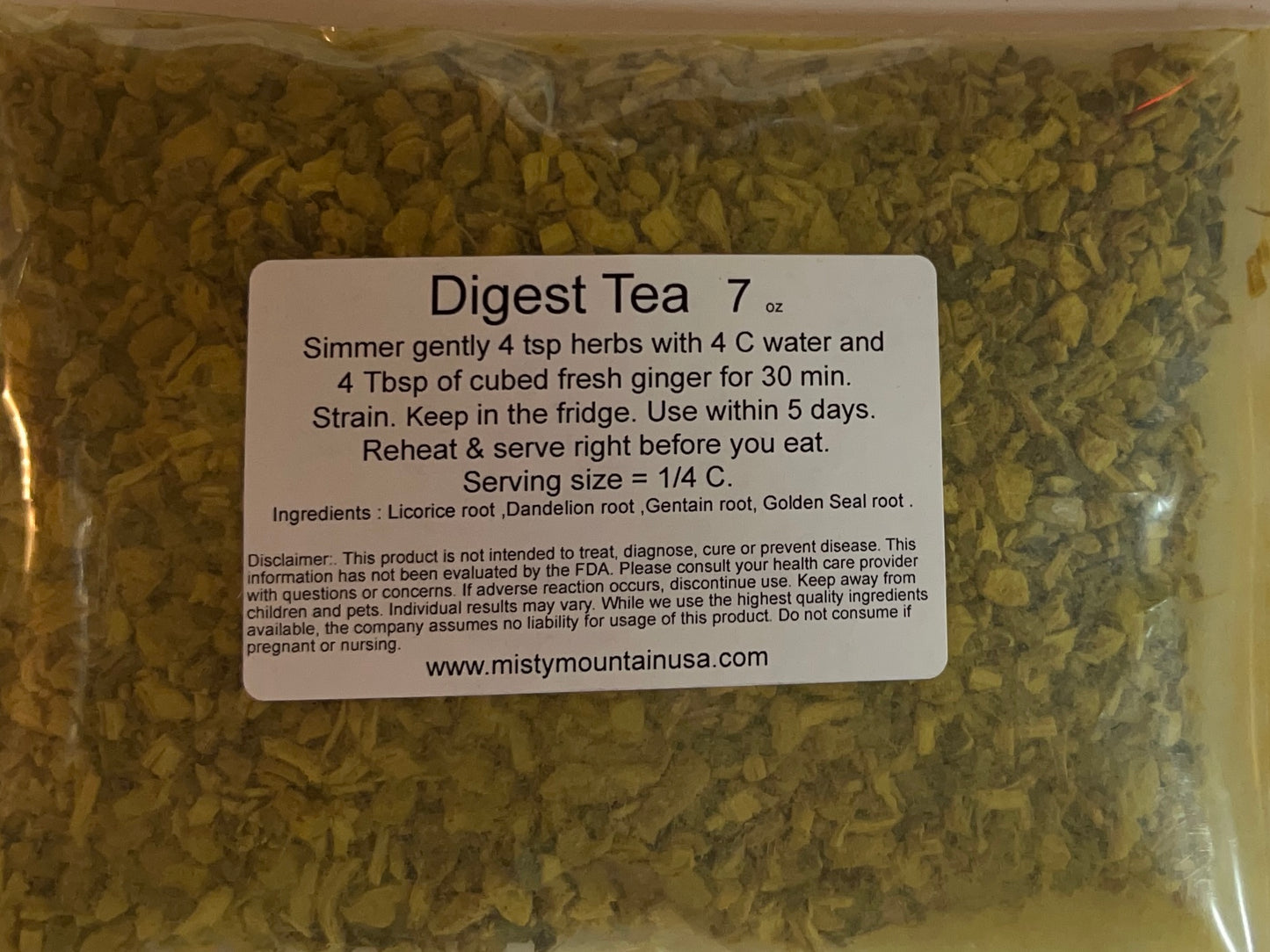 Digest Tea 7oz