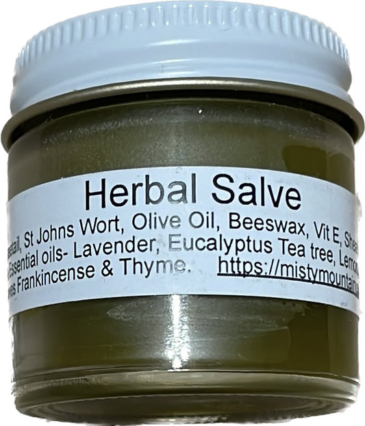 Organic Herbal Salve - TRAVEL SIZE (1 oz)